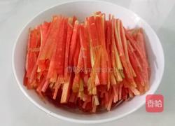 炒胡萝卜丝的做法图解2
