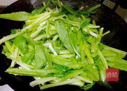 蒜香油麦菜的做法图解4