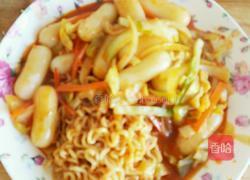 炒年糕(芝士年糕)的做法图解7