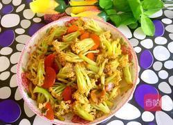 炒菜花的做法图解7