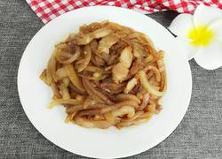 葱头炒五花肉