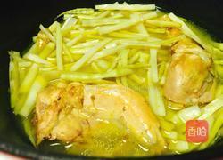 鸡汁笋丝的做法图解5