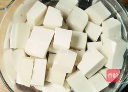 青蒜烧豆腐的做法图解2