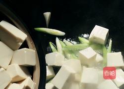 青蒜烧豆腐的做法图解6