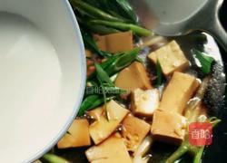 青蒜烧豆腐的做法图解11