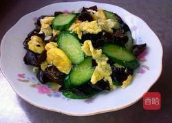 黄瓜木耳炒鸡蛋的做法图解9