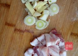 菜椒茄子炒肉片的做法图解3