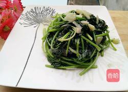 蒜炒红薯叶的做法图解8