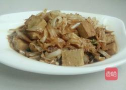 豆腐焖白菜的做法图解4