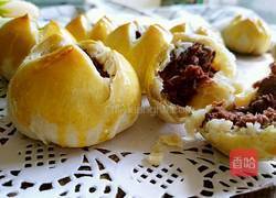 豆沙馅开口酥的做法图解19