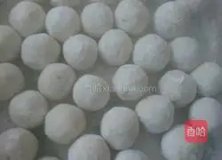 Illustration of how to make glutinous rice balls 8