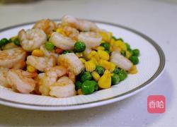 豌豆玉米炒虾仁的做法图解8