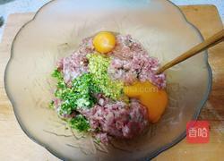 芦蒿肉末馄饨馅的做法图解4