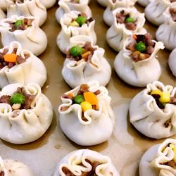 糯米牛肉馅烧麦的做法[图]