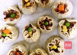 糯米牛肉馅烧麦的做法图解5