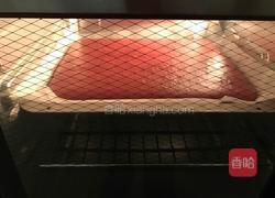 红丝绒奥利奥碎咸奶油蛋糕卷的做法图解6