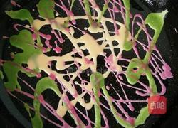 彩色鸟巢鸡蛋饼的做法图解6