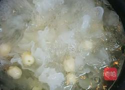 冰糖银耳莲子百合甜羹的做法图解4