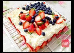 草莓蛋糕的做法图解5