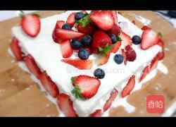 草莓蛋糕的做法图解4