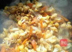 菜花炒肉的做法图解6