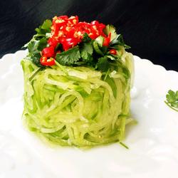 翡翠萝卜丝的做法[图]