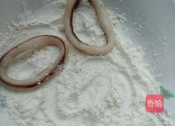 孜然鱿鱼圈的做法图解3