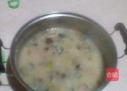 皮蛋榨菜粥的做法图解5