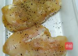 杭椒香菜烤鸡胸的做法图解1