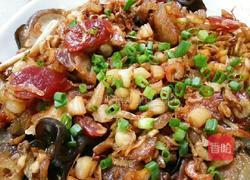 腊味贝虾淋杂菌的做法图解7