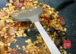 腊味贝虾淋杂菌的做法图解6