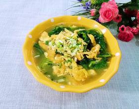 豌豆苗鸡蛋汤[图]