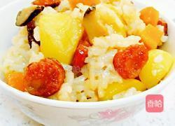 土豆香菇香肠焖饭的做法图解7