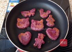 紫薯小饼的做法图解4