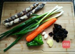 炒腊肠的做法图解1