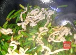 蒜苔炒肉丝的做法图解10