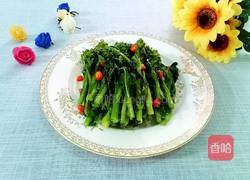 清炒白油菜薹的做法图解8