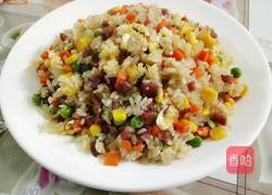 香肠炒饭的做法图解7