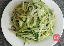 凉拌黄瓜豆芽的做法图解4