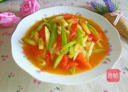 番茄西葫芦的做法图解8