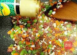 香菇四季豆炒饭的做法图解5