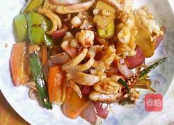 姜葱炒鲜鱿的做法图解7