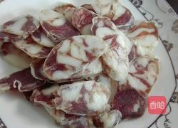 荷兰豆炒香肠的做法图解3