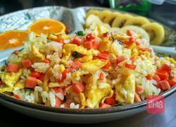 火腿肠蛋炒饭的做法图解11