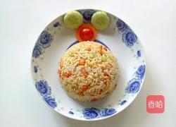 胡萝卜青瓜鸡蛋炒饭的做法图解12