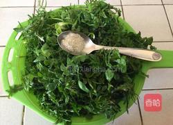 清炒荠菜的做法图解1