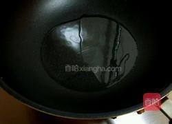 油菜炒虾皮的做法图解3