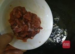 肉炒蒜台的做法图解4