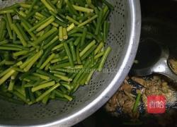 肉炒蒜台的做法图解6