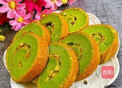 菠菜蛋糕卷（电饭锅版）的做法图解8